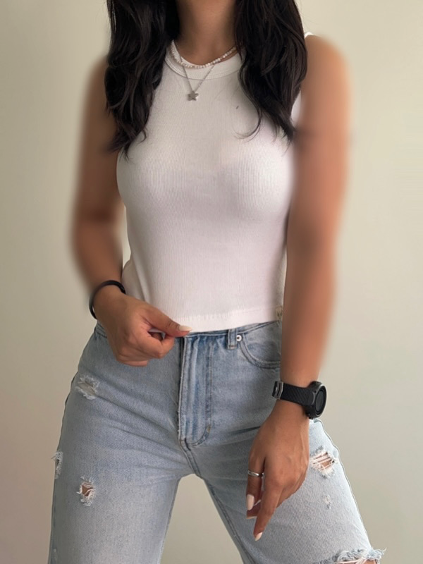 تاپ زنانه نخی